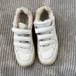 Ghoud Leather Sneakers with Shearling Fur Lining